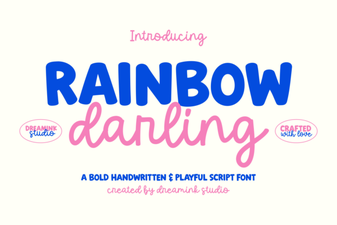 Rainbow Darling Duo: Creative Font Pairing Guide