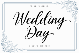 Beautiful Wedding Typography & Free Font Downloads