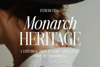 Crafting Your Design Identity with Monarch Heritage Font